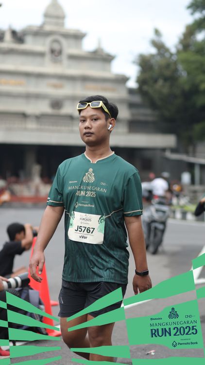 Race photo from Mangkunegaran Run 2025