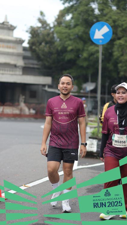 Race photo from Mangkunegaran Run 2025