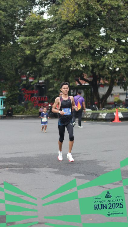 Race photo from Mangkunegaran Run 2025