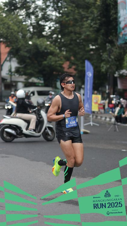 Race photo from Mangkunegaran Run 2025