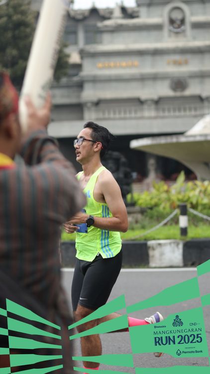 Race photo from Mangkunegaran Run 2025