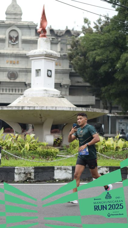 Race photo from Mangkunegaran Run 2025