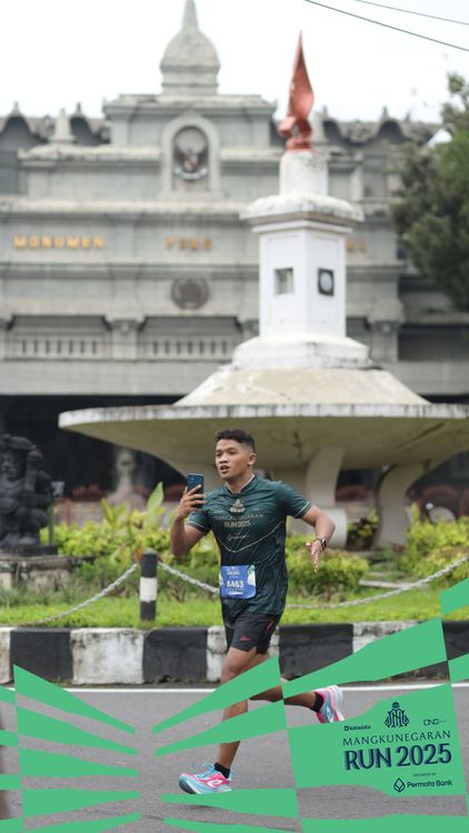 Race photo from Mangkunegaran Run 2025