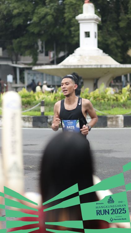 Race photo from Mangkunegaran Run 2025