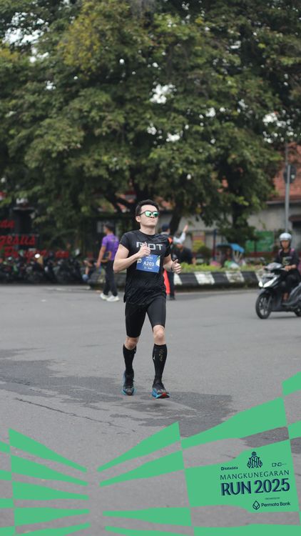 Race photo from Mangkunegaran Run 2025