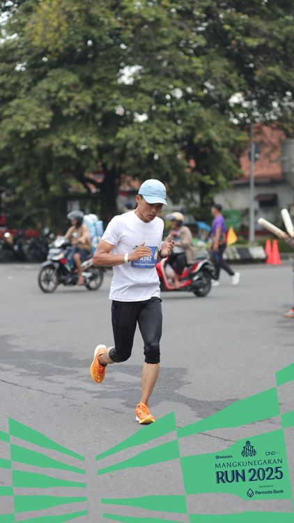 Race photo from Mangkunegaran Run 2025