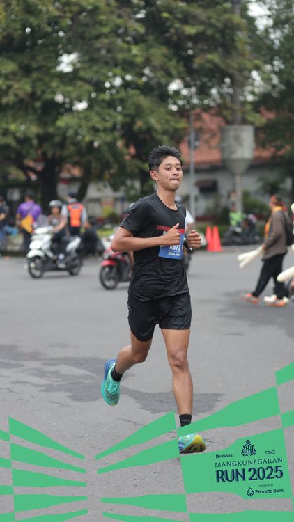 Race photo from Mangkunegaran Run 2025