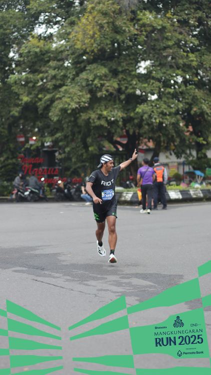 Race photo from Mangkunegaran Run 2025