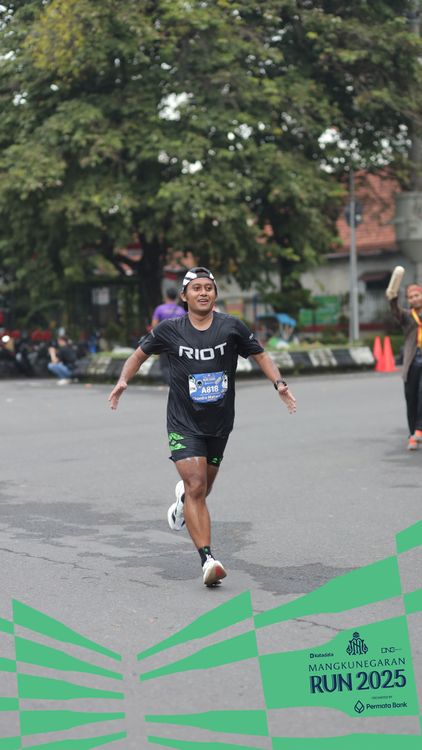 Race photo from Mangkunegaran Run 2025