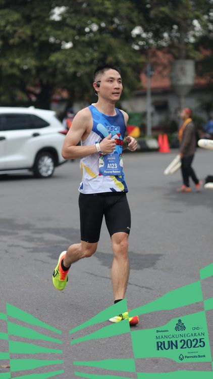 Race photo from Mangkunegaran Run 2025