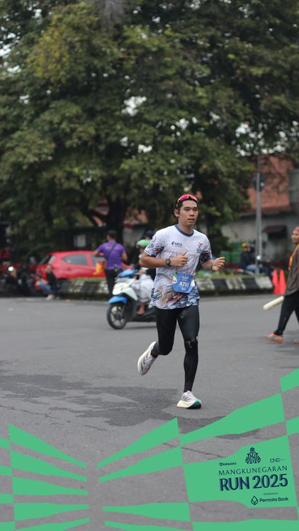 Race photo from Mangkunegaran Run 2025