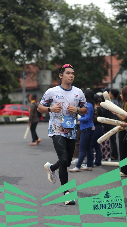 Race photo from Mangkunegaran Run 2025