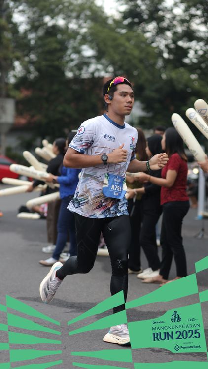 Race photo from Mangkunegaran Run 2025