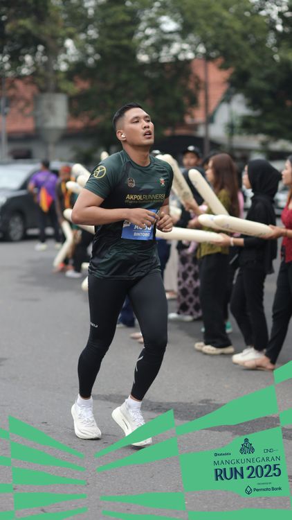 Race photo from Mangkunegaran Run 2025
