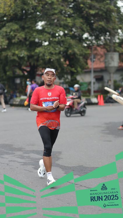 Race photo from Mangkunegaran Run 2025