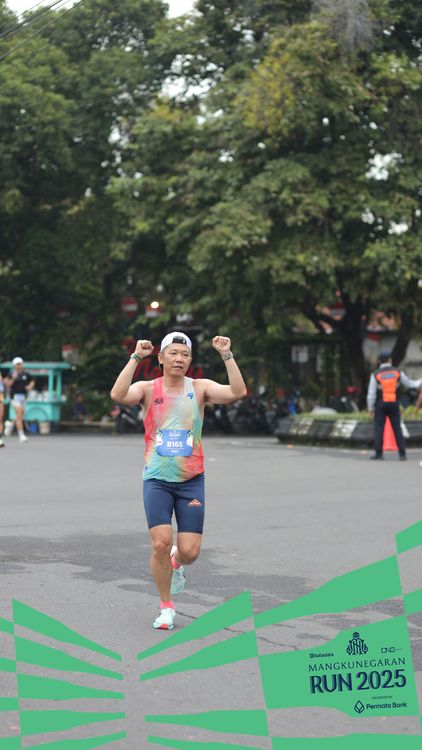 Race photo from Mangkunegaran Run 2025