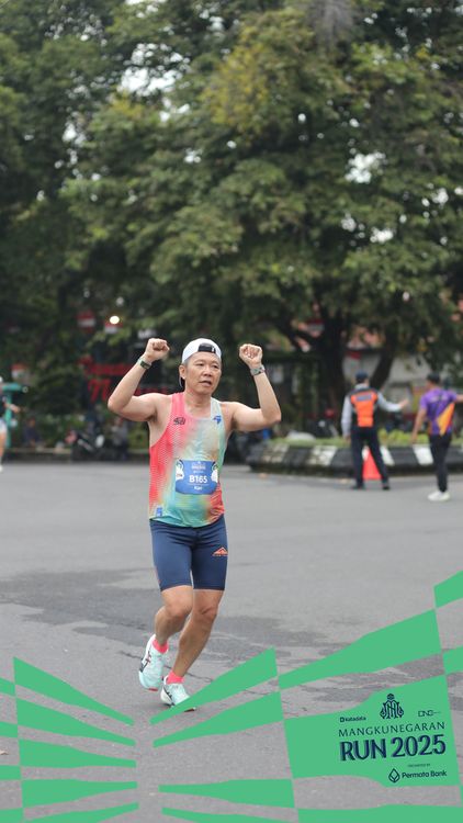 Race photo from Mangkunegaran Run 2025