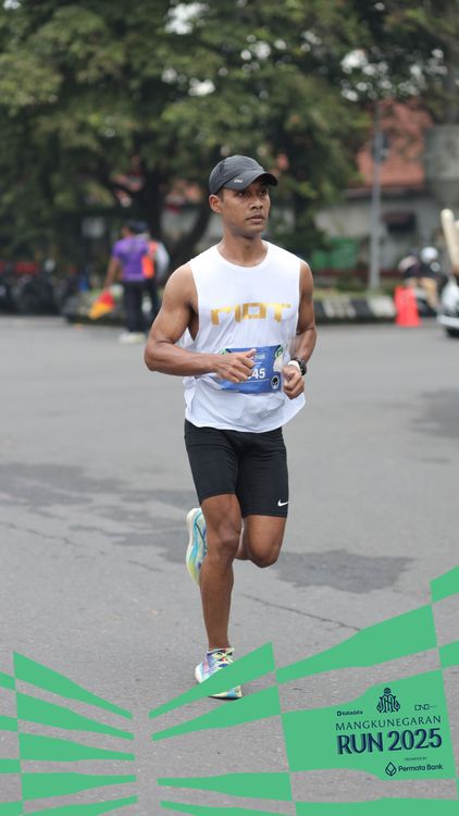 Race photo from Mangkunegaran Run 2025