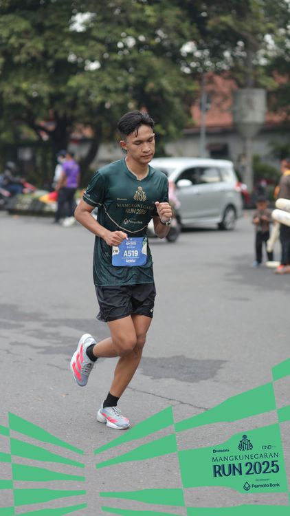 Race photo from Mangkunegaran Run 2025