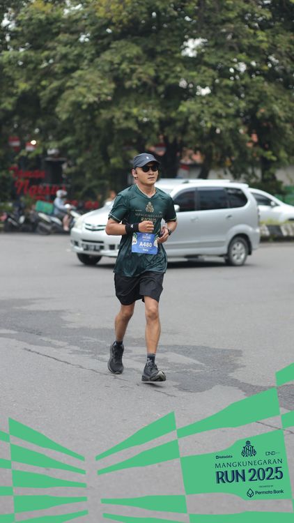 Race photo from Mangkunegaran Run 2025