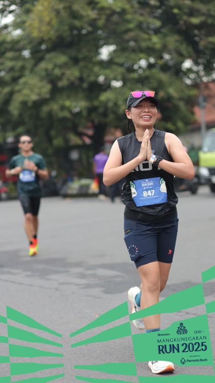 Race photo from Mangkunegaran Run 2025
