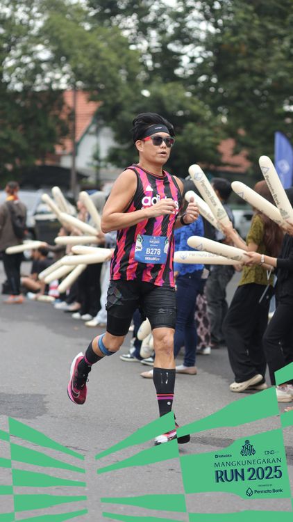 Race photo from Mangkunegaran Run 2025