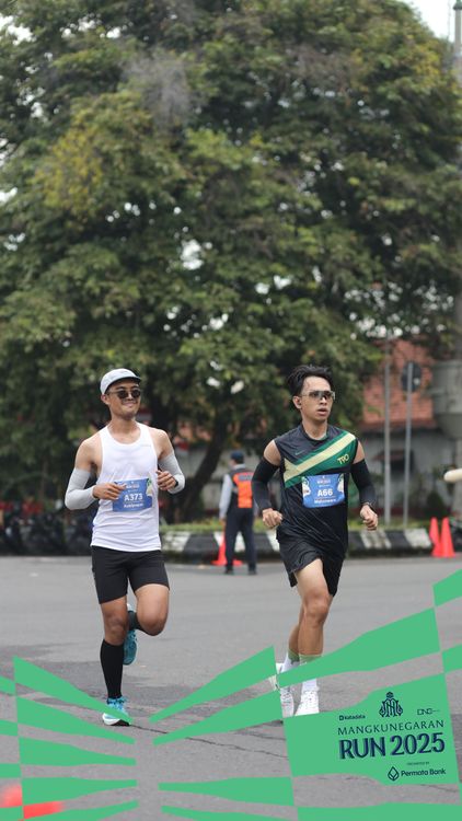 Race photo from Mangkunegaran Run 2025