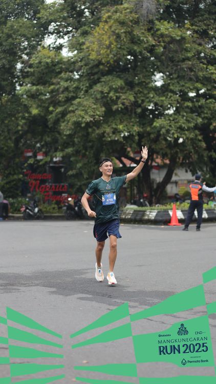 Race photo from Mangkunegaran Run 2025