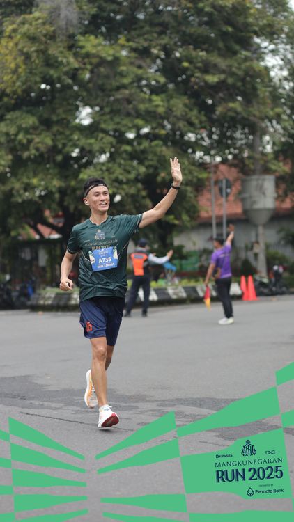 Race photo from Mangkunegaran Run 2025