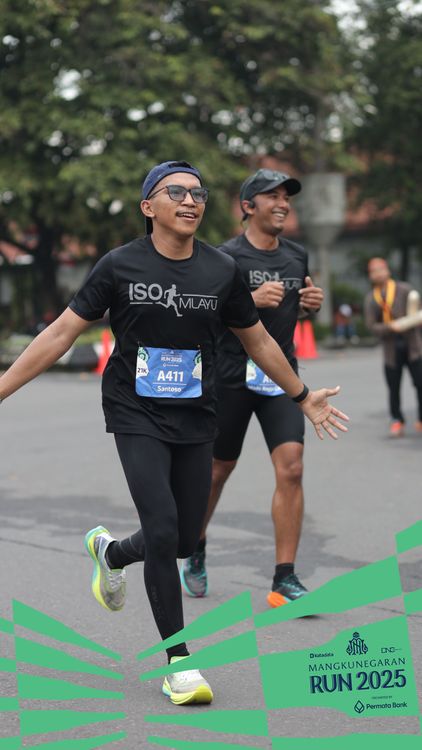 Race photo from Mangkunegaran Run 2025