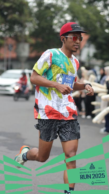 Race photo from Mangkunegaran Run 2025