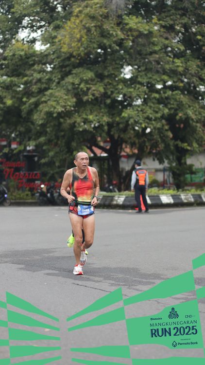 Race photo from Mangkunegaran Run 2025