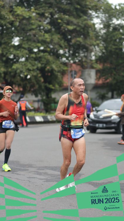 Race photo from Mangkunegaran Run 2025