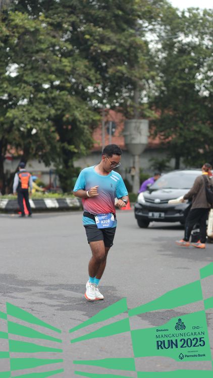 Race photo from Mangkunegaran Run 2025