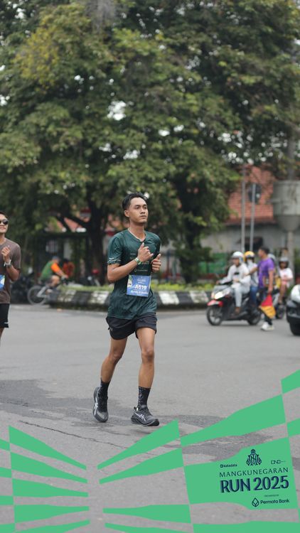 Race photo from Mangkunegaran Run 2025