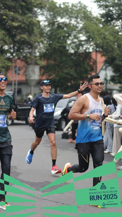 Race photo from Mangkunegaran Run 2025