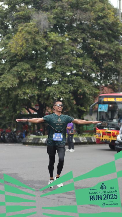 Race photo from Mangkunegaran Run 2025