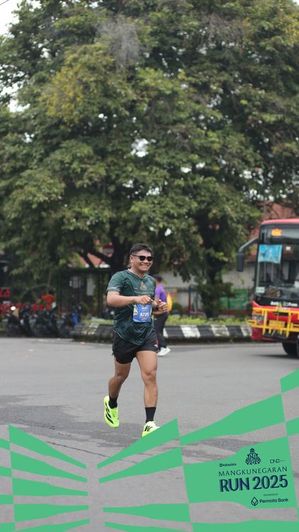 Race photo from Mangkunegaran Run 2025