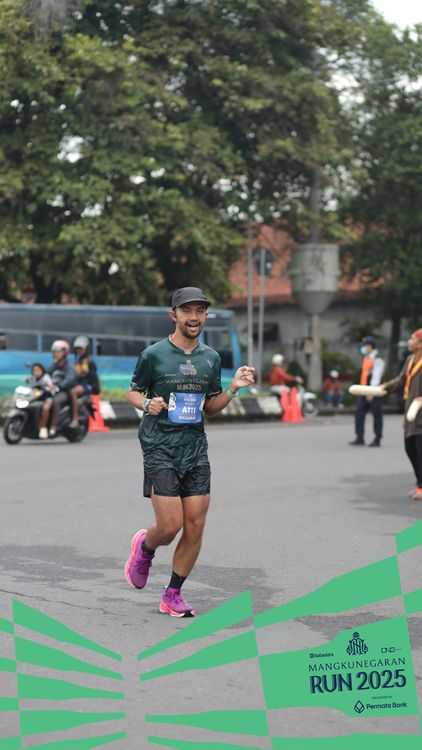 Race photo from Mangkunegaran Run 2025