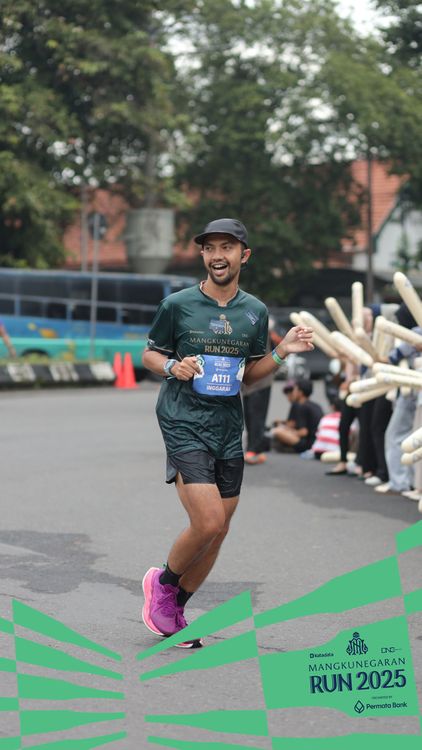 Race photo from Mangkunegaran Run 2025