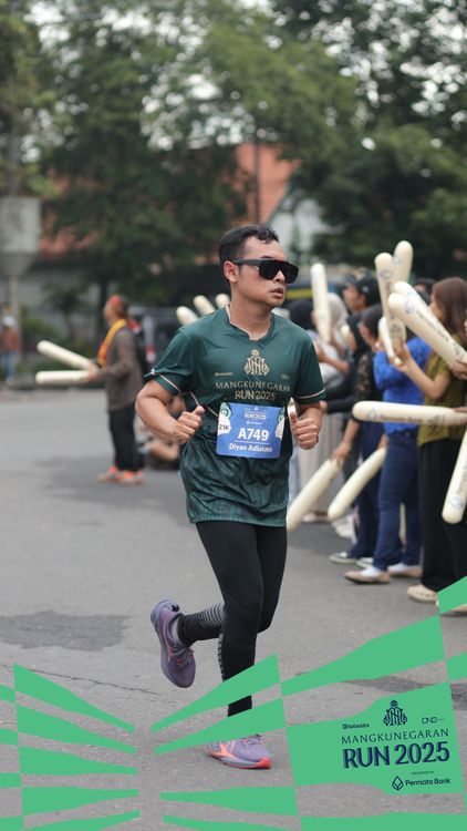 Race photo from Mangkunegaran Run 2025