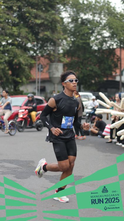 Race photo from Mangkunegaran Run 2025