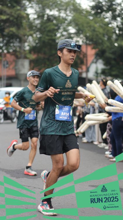 Race photo from Mangkunegaran Run 2025