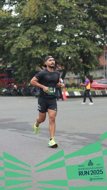 Race photo from Mangkunegaran Run 2025
