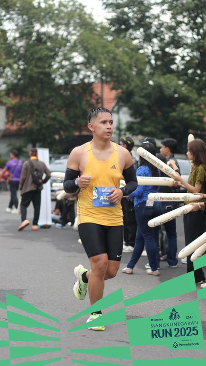 Race photo from Mangkunegaran Run 2025