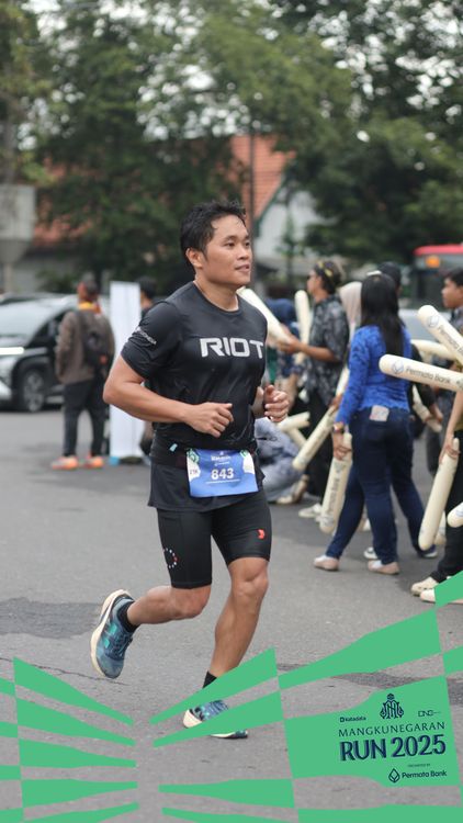 Race photo from Mangkunegaran Run 2025