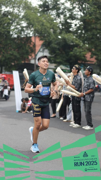 Race photo from Mangkunegaran Run 2025