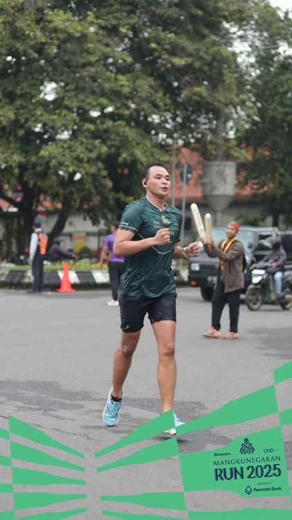 Race photo from Mangkunegaran Run 2025