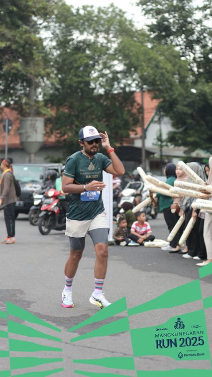 Race photo from Mangkunegaran Run 2025