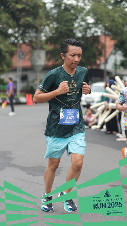 Race photo from Mangkunegaran Run 2025